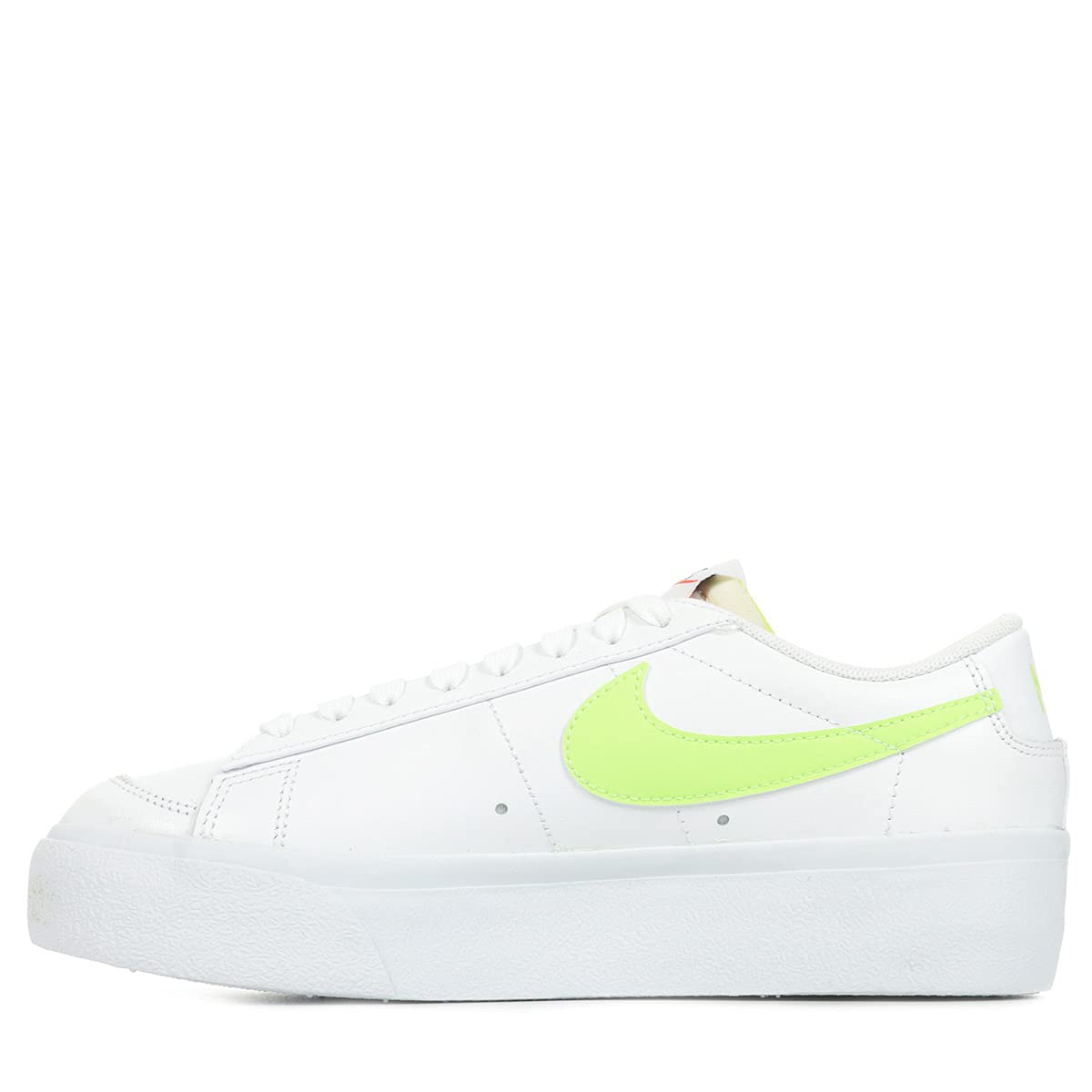 Nike Women's Blazer Low Platform Sneakers DJ0292-102 in Lemon Twist - Size 8.5W - Casual Streetwear & Fashion Shoes for Everyday Wear