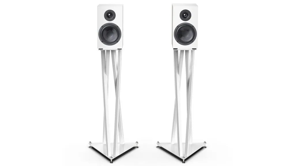 Pro Ject Tristand Steel Speaker Stands - Premium Audio Equipment for Home Theater & Studio - Perfect for Bookshelf Speakers, Hi-Fi Systems & Music Listening
