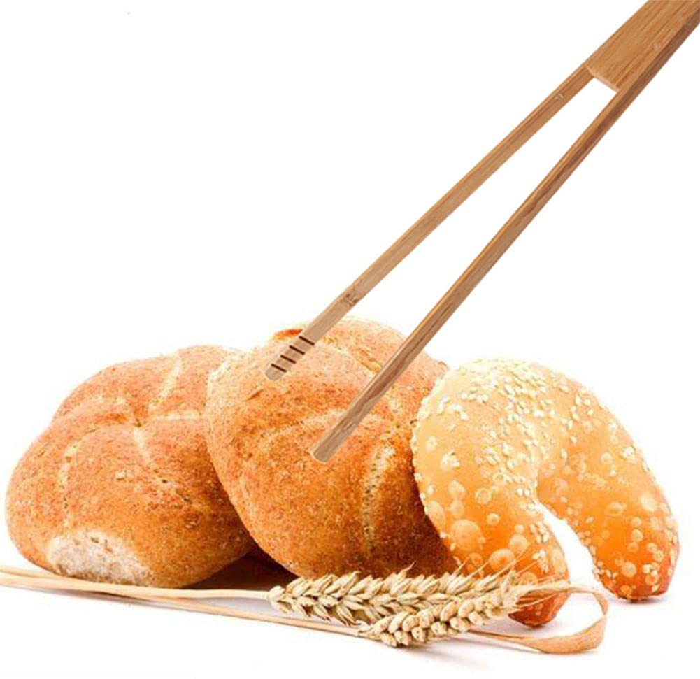 WOIWO 1PC Bamboo Bread Clip - Vegetable, Kimchi, Steamed Bun & BBQ Kitchen Utensil - Perfect for Baking, Cooking, Food Prep & Picnics