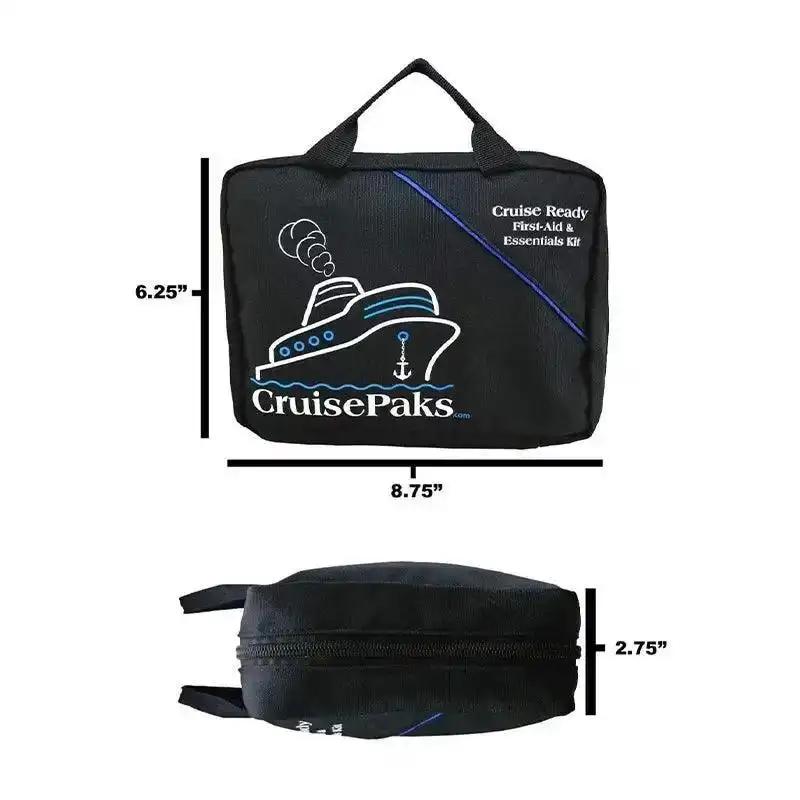First Aid & Medicine Travel Kit - Cruise Essentials | Compact & Portable Basic Medical Bag for Travel, Camping & Emergency Preparedness