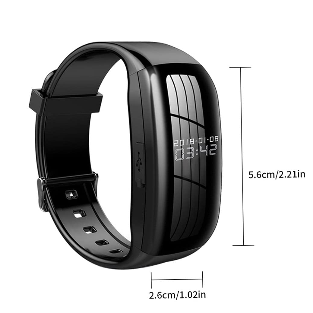 Spy Watch with Hidden Camera & Voice Recorder - 8GB HD Video Audio Recording, Noise Cancelling Wristband for Kids Safety, Classroom Lectures & Secret Surveillance (Perfect for Parents, Teachers & Private Investigators)