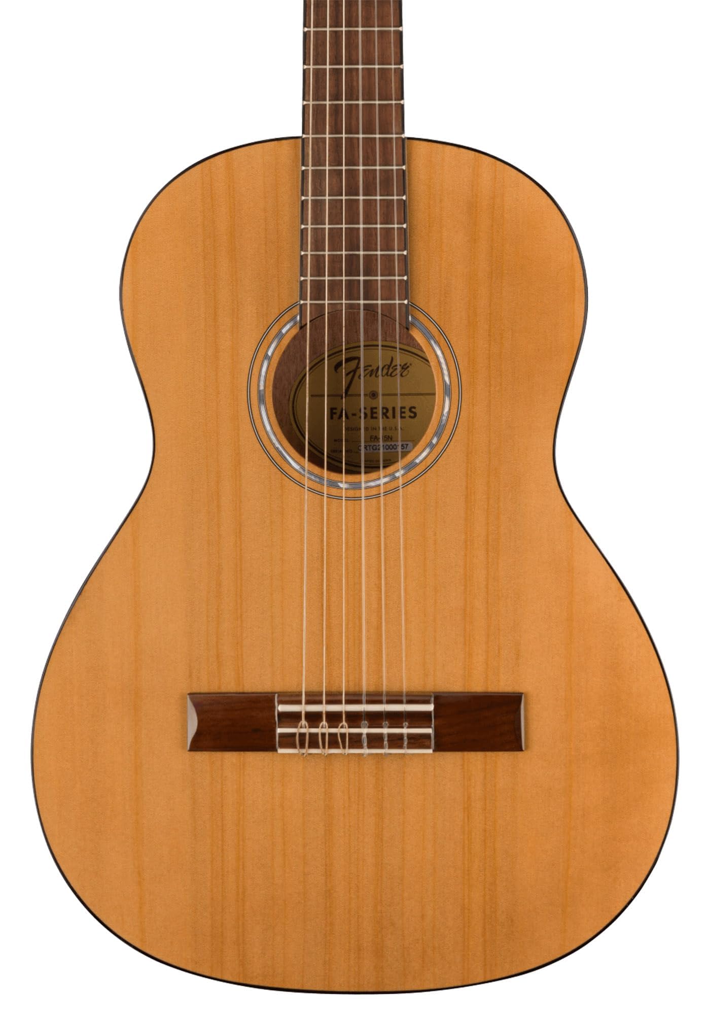 Fender FA-15N 3/4-Size Nylon String Acoustic Guitar Beginner Starter Kit with Gig Bag, Stand, Tuner & Instructional DVD - Perfect for Kids, Students & Travel | Home Practice, Music Lessons & Outdoor Performances