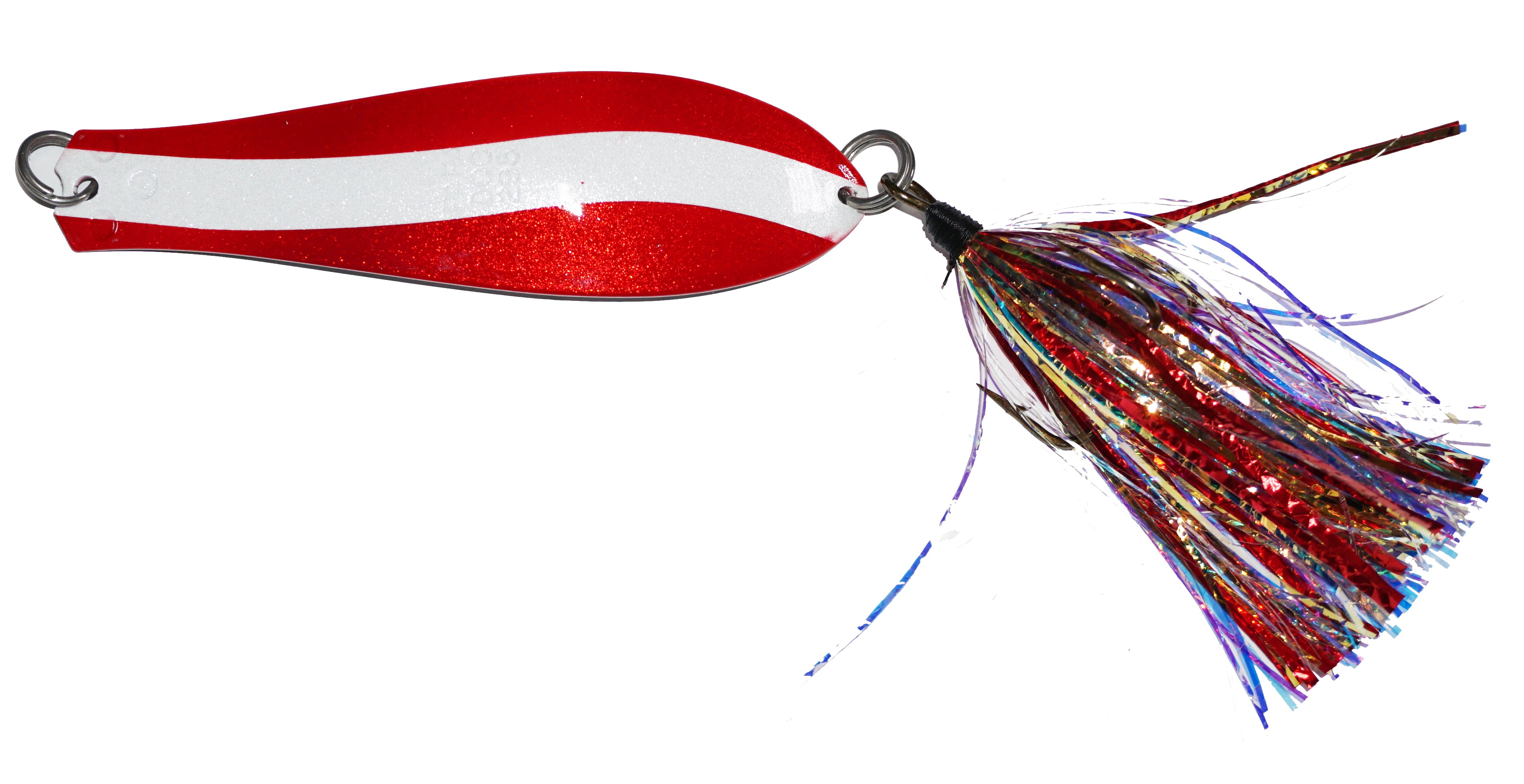 Doctor Spoon Papa Doc Fishing Lure with Tinsel Tail - Premium Bass Fishing Spoons for Freshwater & Saltwater Anglers