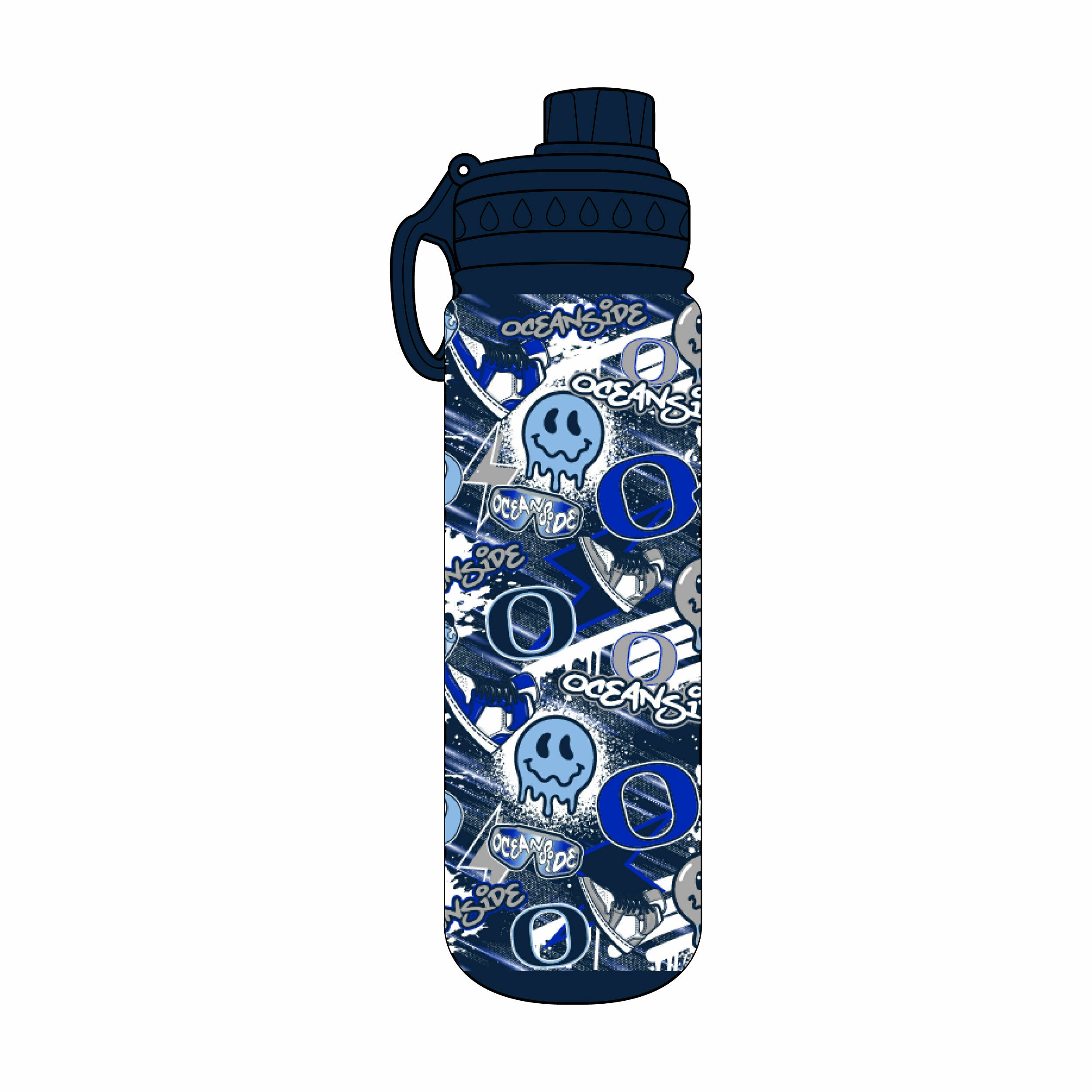 Premium 24 oz Stainless Steel Water Bottle - Vacuum Insulated, Leak Proof, BPA Free - Ideal for Gym, Hiking, Travel & Everyday Hydration