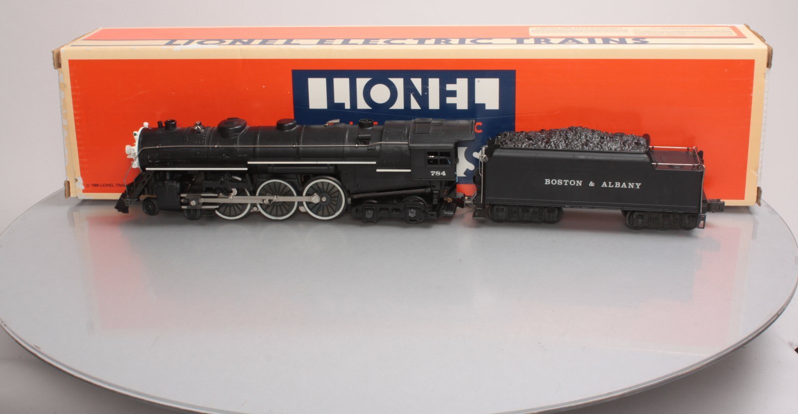 Lionel 8606 Boston & Albany 784 Scale 4-6-4 Hudson Steam Locomotive & Tender – Perfect for Model Train Enthusiasts & Railroad Collectors