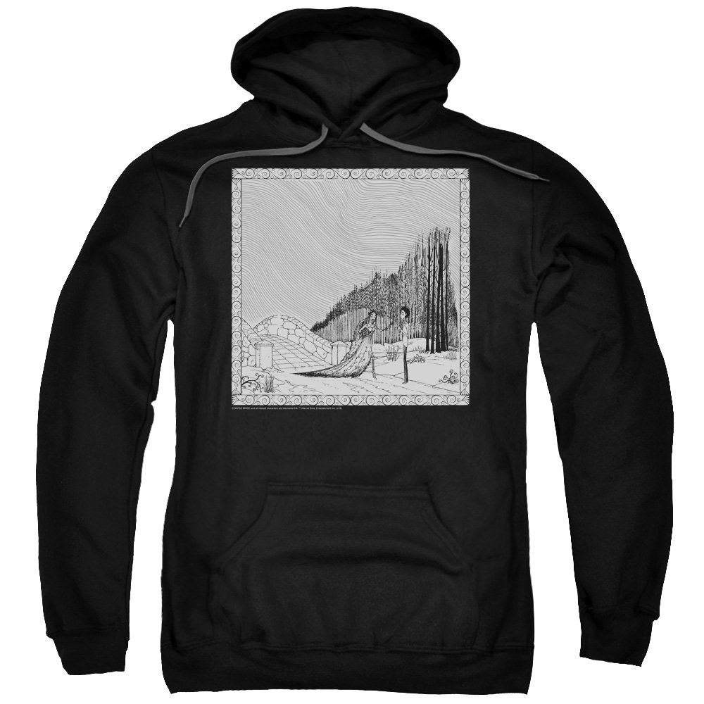 Corpse Bride Men's My Darling Pullover Hoodie - Gothic Halloween Costume & Casual Streetwear for Fans