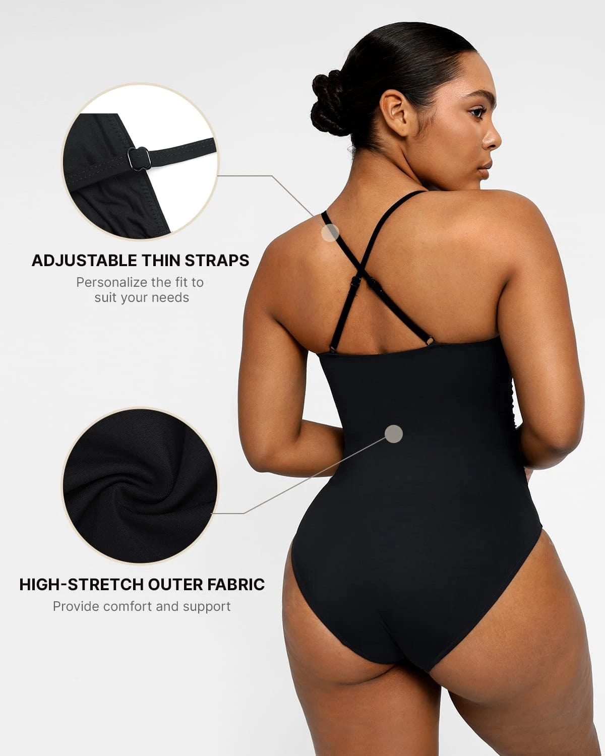 Smart Sculpt U Ring Cut Out Shaping Swimsuit - Sexy High Waist Tummy Control Bathing Suit for Women - Perfect for Beach, Pool, and Vacation
