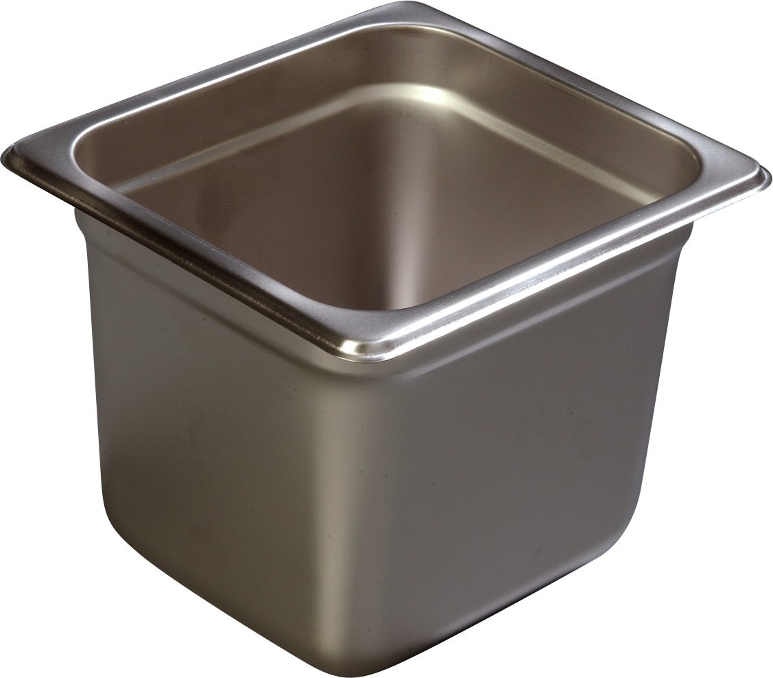 Carlisle FoodService 1/6 Size Durapan Stainless Steel Hotel Pan - 6