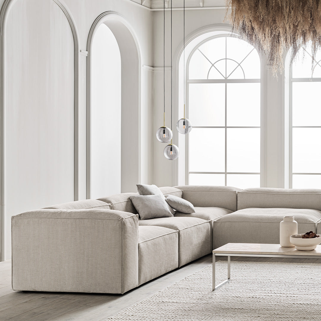 Cosima Corner Sofa - Modern L-Shaped Sectional Couch for Living Room, Home Theater & Lounge Spaces