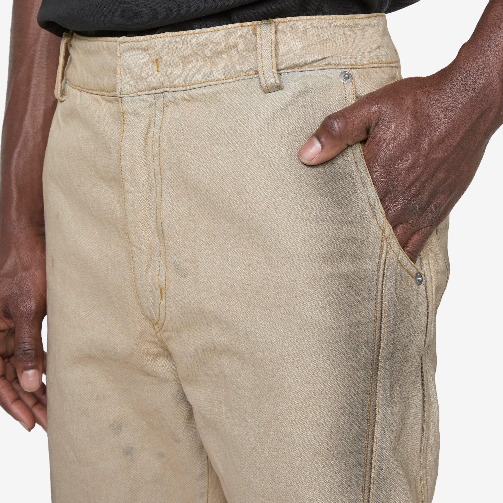 Ep.6 06 Sand Beige Casual Trousers for Men - Perfect for Office, Travel and Everyday Wear