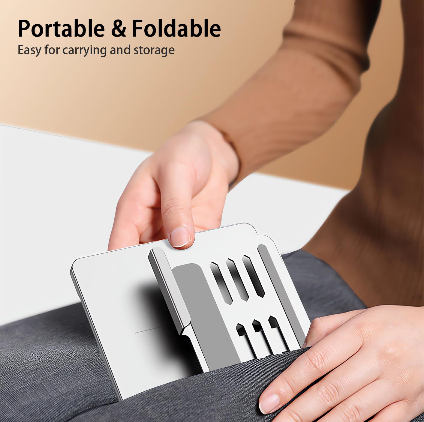 Samsung Galaxy Z Fold 6/5/4 Bluetooth Keyboard and Mouse Combo with Adjustable Stand | Portable Foldable Wireless Keyboard for Tablets | Perfect for Office Work, Travel & Home Use