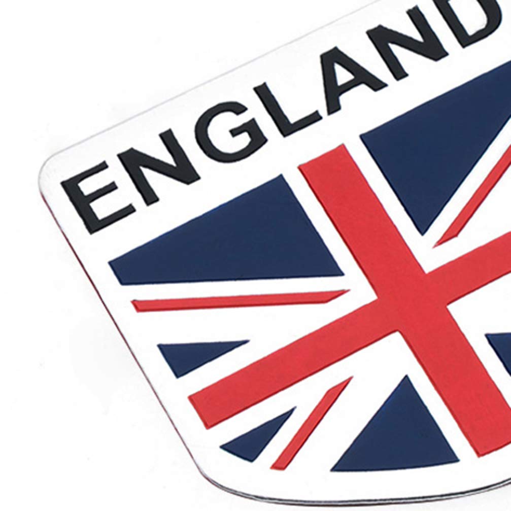 LIOOBO England Flag Car Sticker - Waterproof British Flag Decal for Car Window, Bumper, Laptop - Perfect for UK Fans, Football Supporters & Patriotic Decor