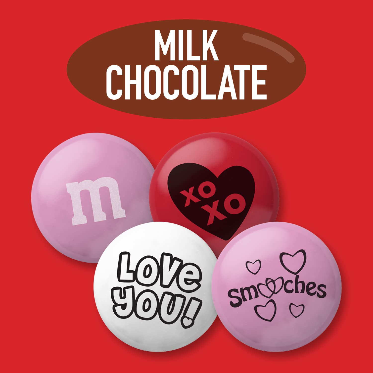 M&M'S Valentine's Day Bulk Candy - 5lb Variety Pack of Milk Chocolate Candies for Gift Baskets, Party Favors & Holiday Treats | Perfect for Valentine's Gifts, Office Celebrations & Classroom Rewards