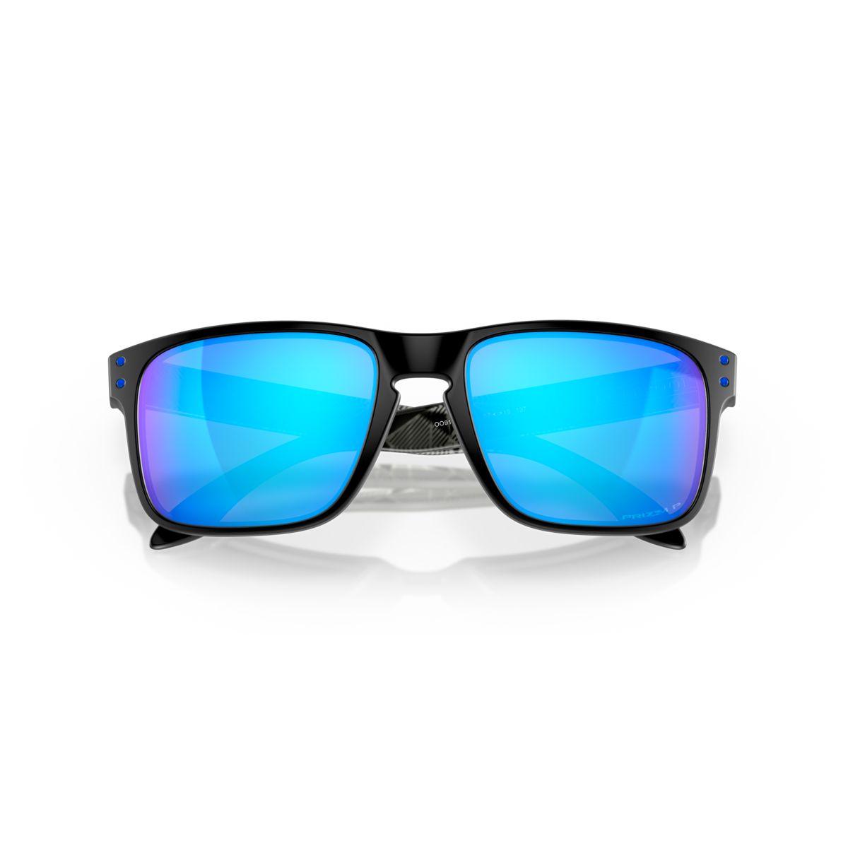 Oakley Holbrook Matte Black Prizm Sapphire Polarized Sunglasses 0OO9102 9102H0 - Stylish UV Protection for Outdoor Sports & Driving