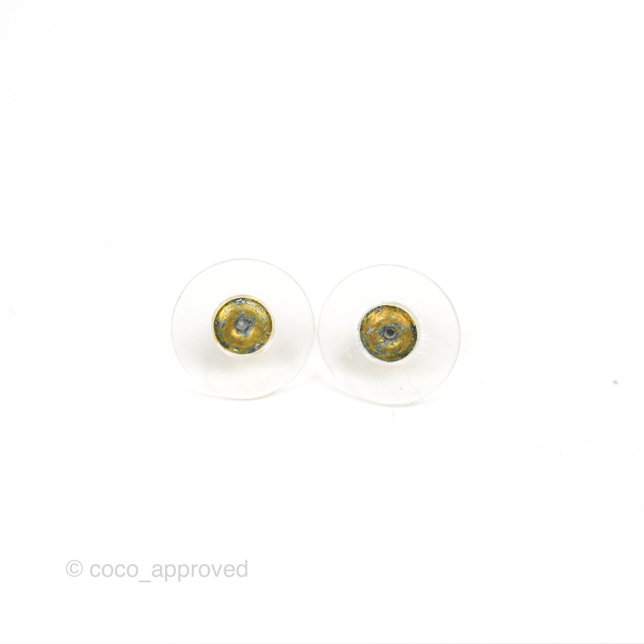 Chanel CC Coco Crystal Earrings & Ear Cuff Set - Gold Tone Fashion Jewelry 22P Collection | Perfect for Parties, Weddings & Evening Events