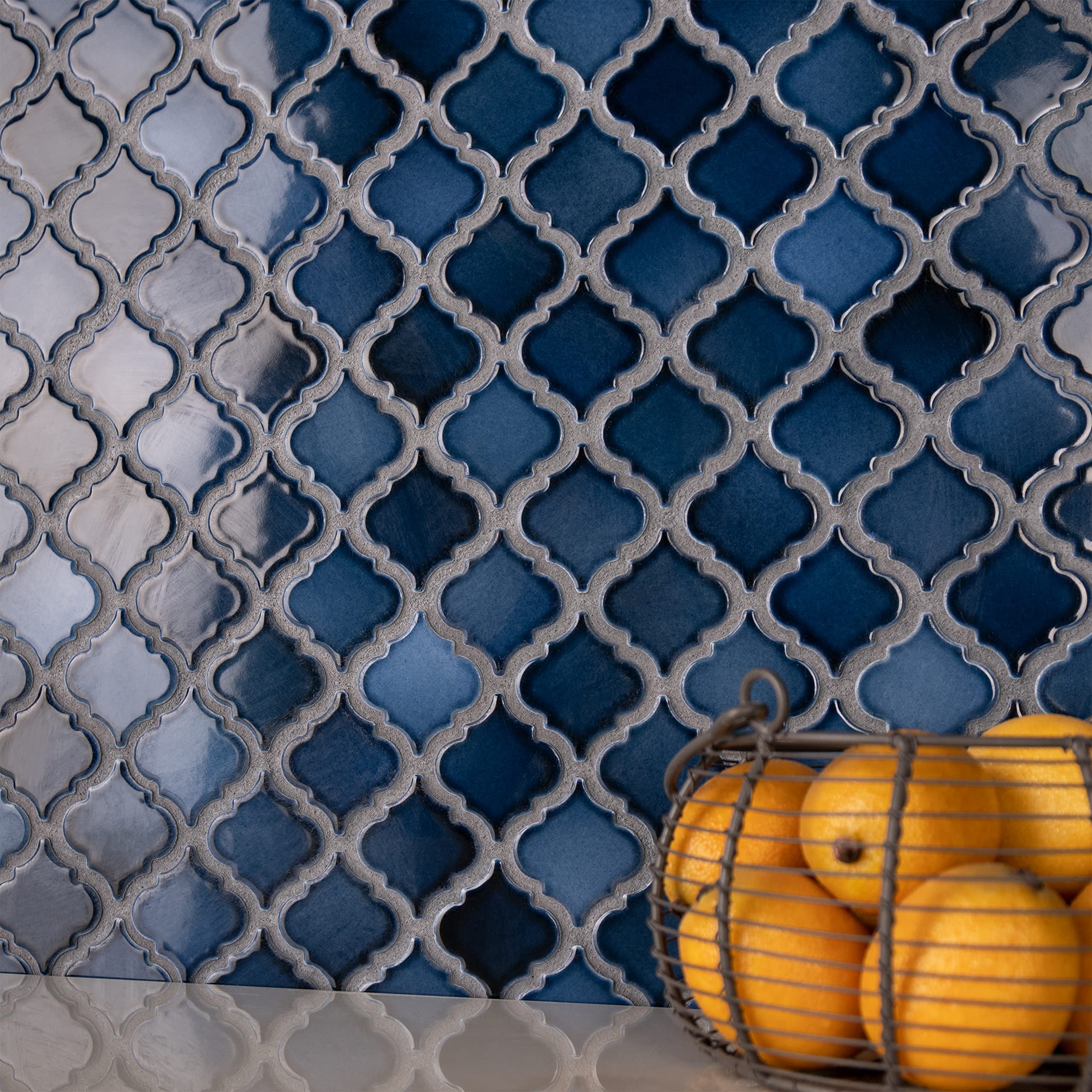 Merola Tile Hudson Tangier Midnight 12-3/8