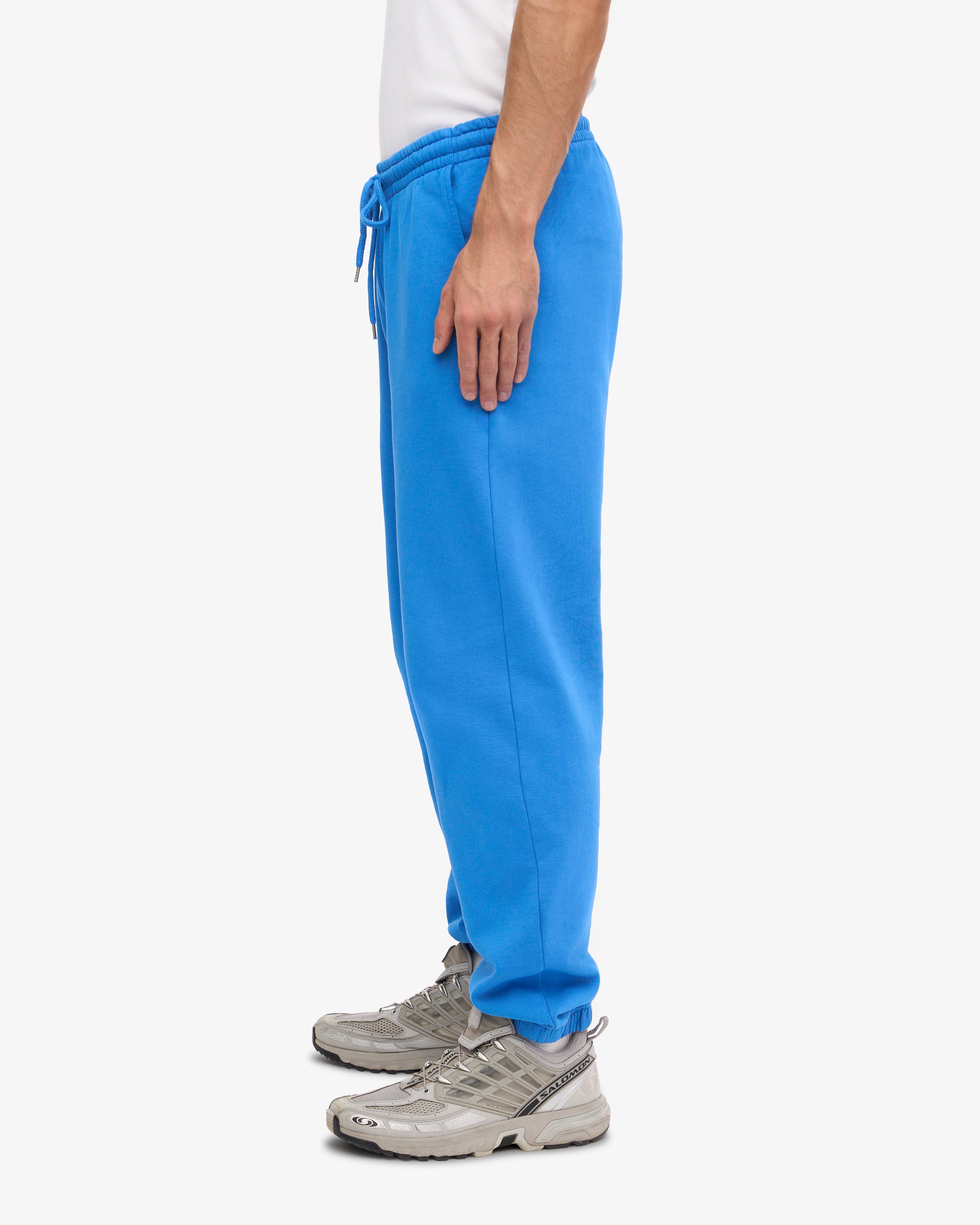 Organic Cotton Sweatpants for Women - Soft & Comfortable Lounge Pants in Pacific Blue | Perfect for Yoga, Running & Relaxing at Home