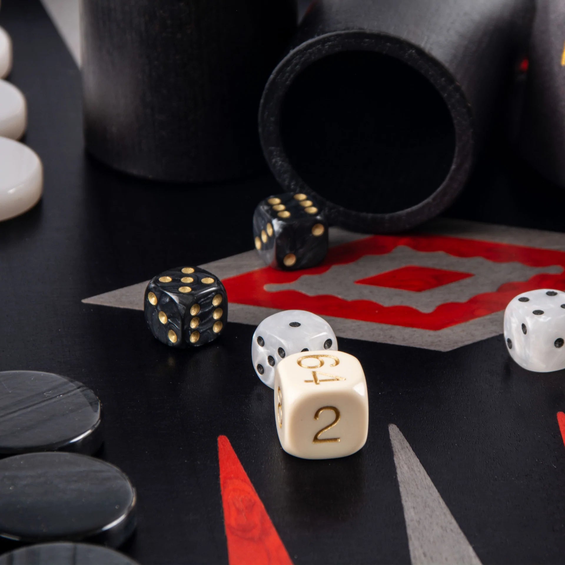 19-Inch Black Oak & Silver Backgammon Set - Premium Wooden Board Game for Adults, Family & Travel - Perfect for Game Nights, Parties & Gifts