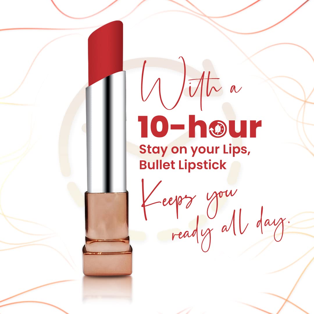 Waterproof Matte Lipstick - Long Lasting, Hydrating for Women | Party & Daily Wear