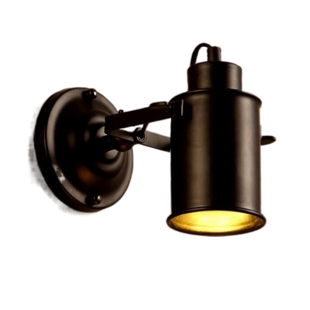Vintage Industrial Wall Sconce Light - Adjustable LED Wall Lamp for Loft, Cafe, Bar & Hotel Corridors | Rotatable Spotlight for Reading & Ambient Lighting
