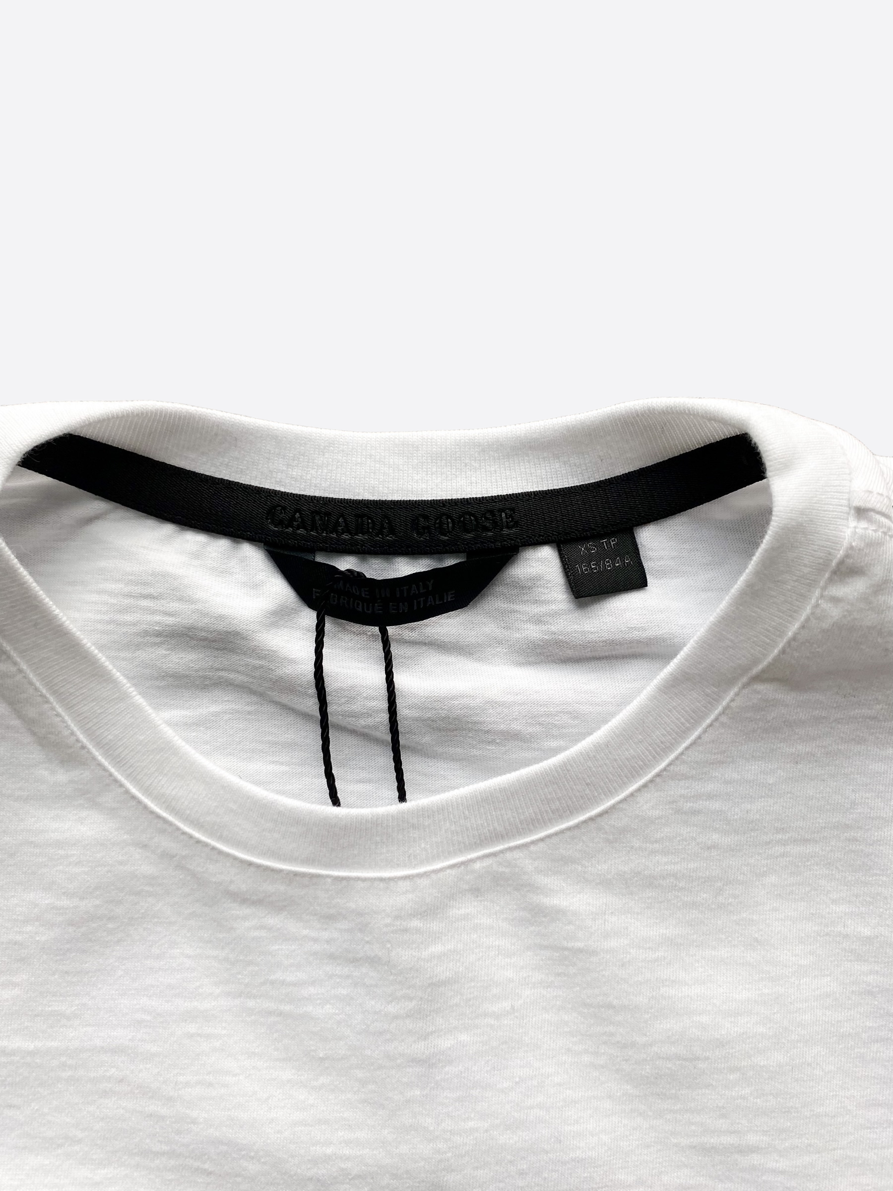 Canada Goose White Badge Women's T-Shirt | Premium Cotton Short Sleeve Tee for Casual Wear & Outdoor Activities