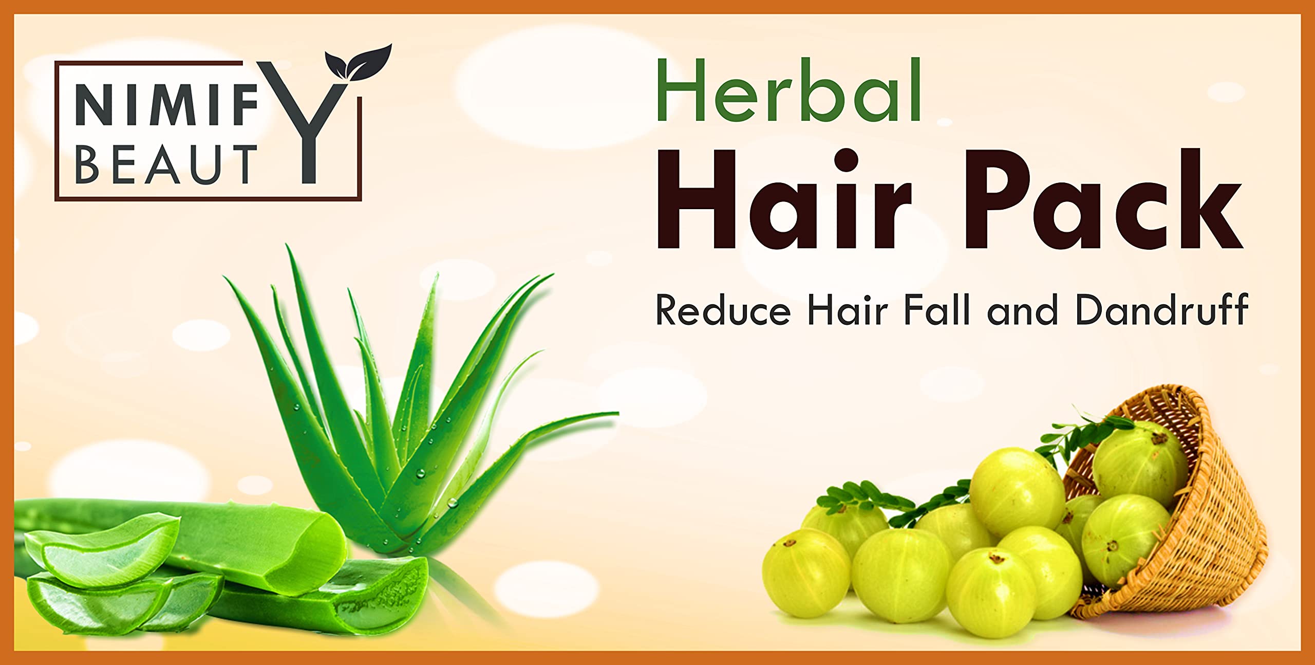 Herbal Hair Pack for Hair Growth & Repair - Natural Organic Hair Treatment for Dry, Damaged Hair - Use for Deep Conditioning & Scalp Nourishment at Home