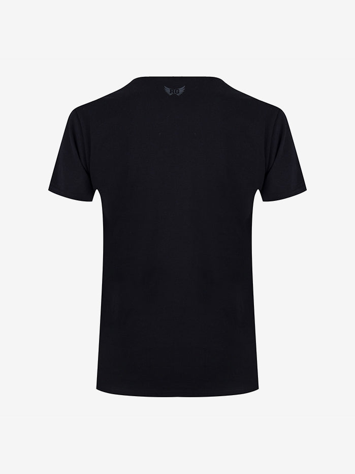 Renegade Guru Moksha Zen T-Shirt - Urban Black | Spiritual Yoga & Meditation Apparel for Mindful Living