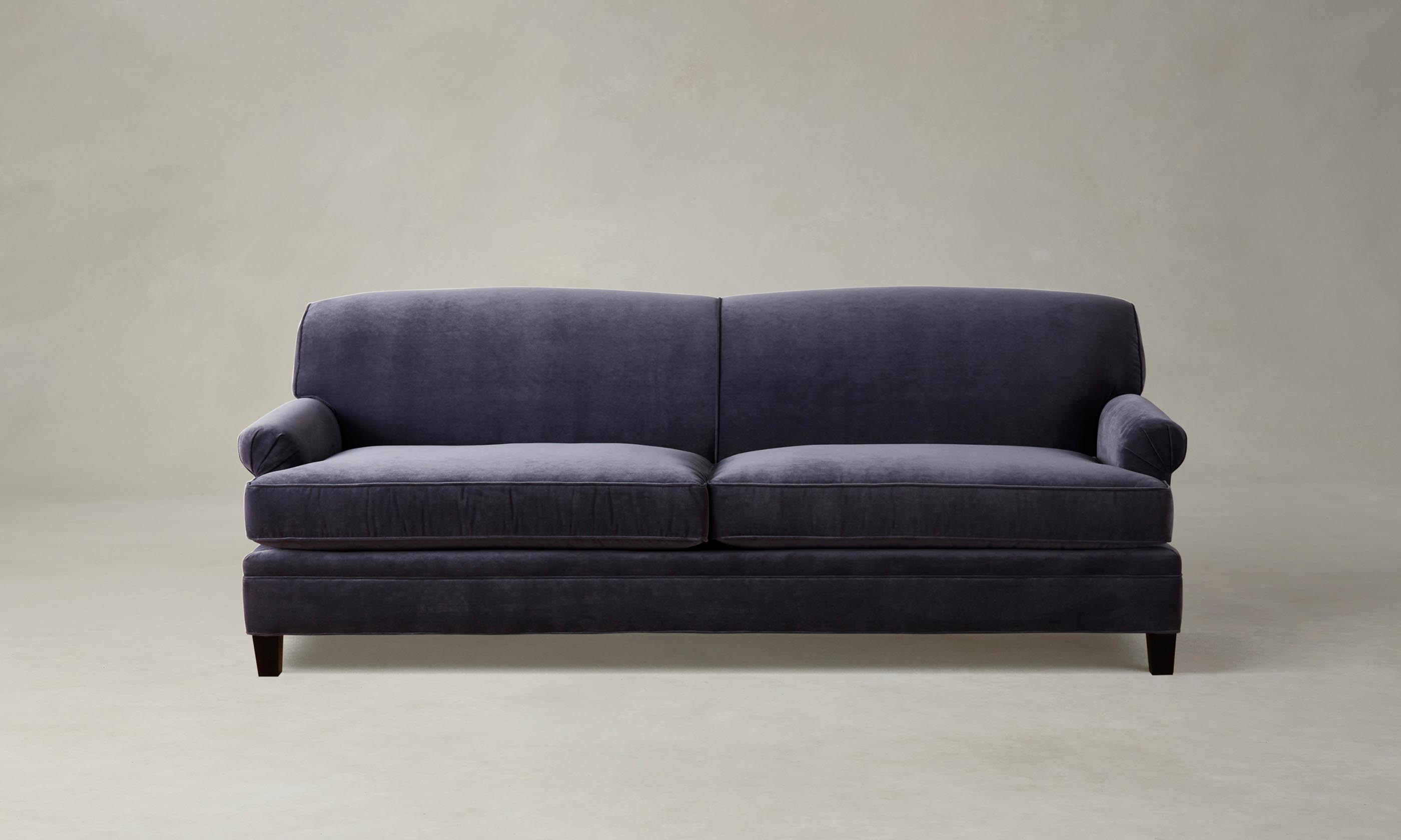 Carmine Sofa - Luxurious Performance Velvet Flannel Upholstery for Living Room & Lounge - Perfect for Modern Homes & Cozy Spaces