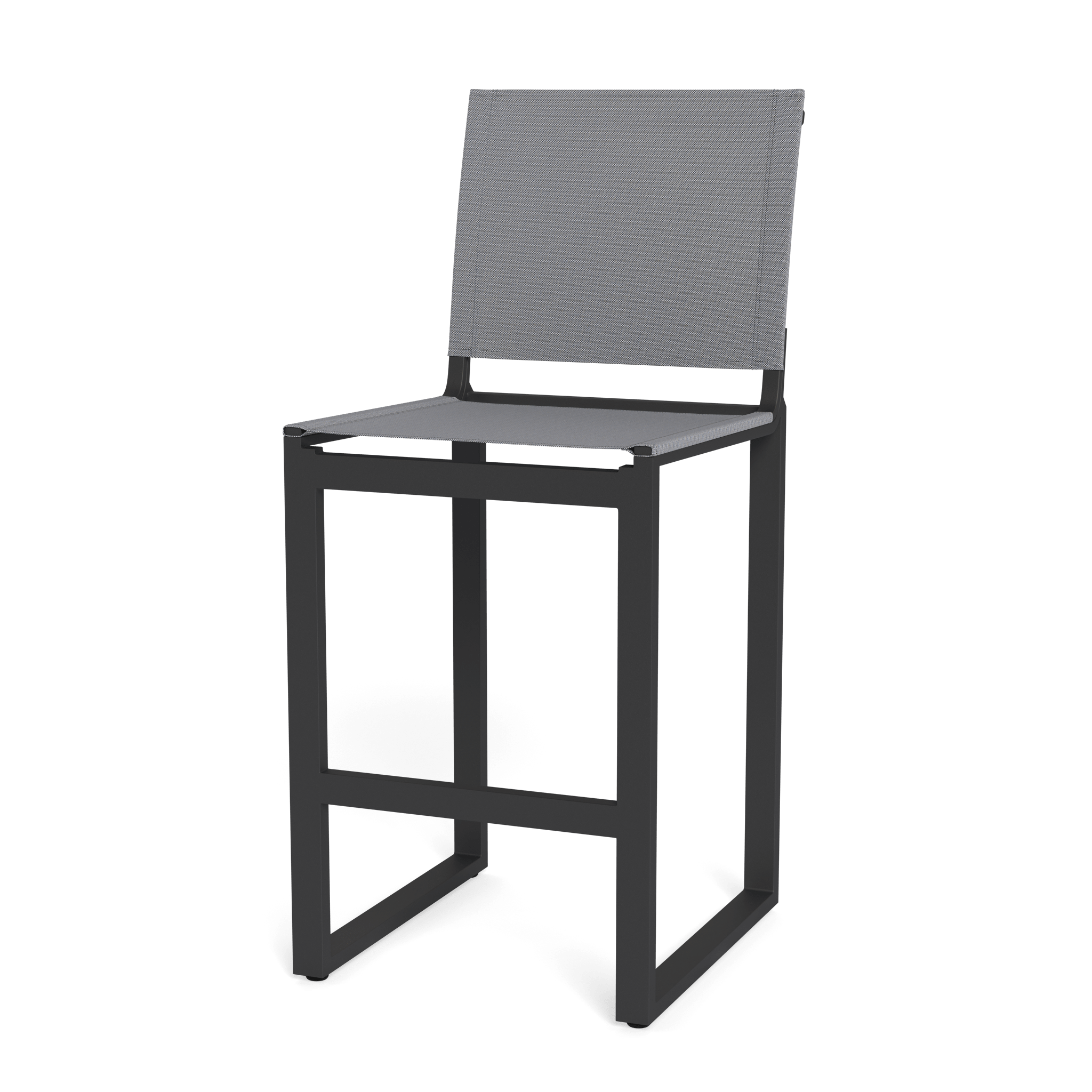 Hayman Aluminum Armless Counter Stool - Modern Bar Stools for Kitchen Island, Breakfast Nook & Home Bar - Adjustable Height & Durable Metal Frame