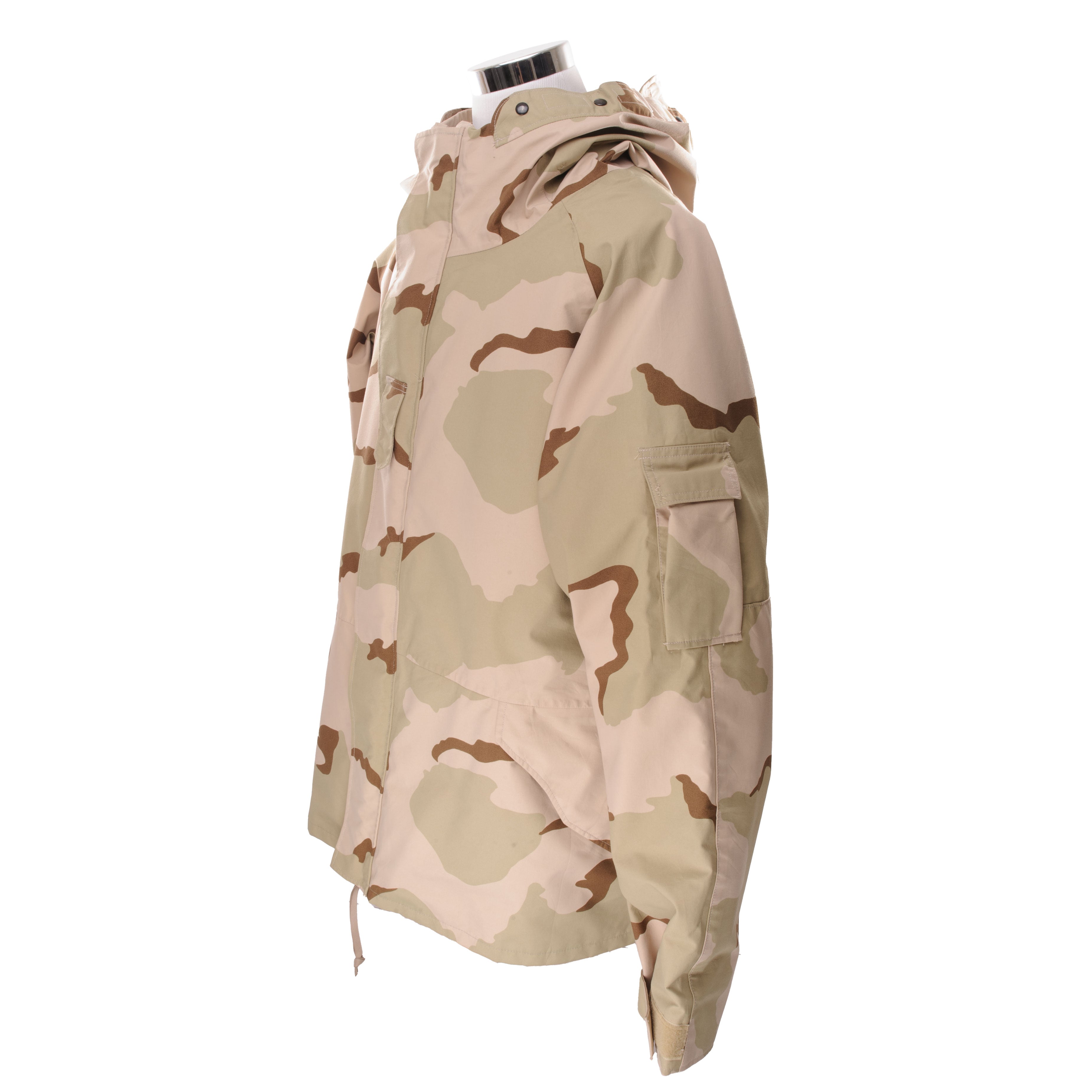 Vintage US Army ECWCS Gore-Tex Parka Jacket - Desert Camo 2000s - Size 2XL - Waterproof Military Outerwear for Hiking, Camping & Outdoor Adventures