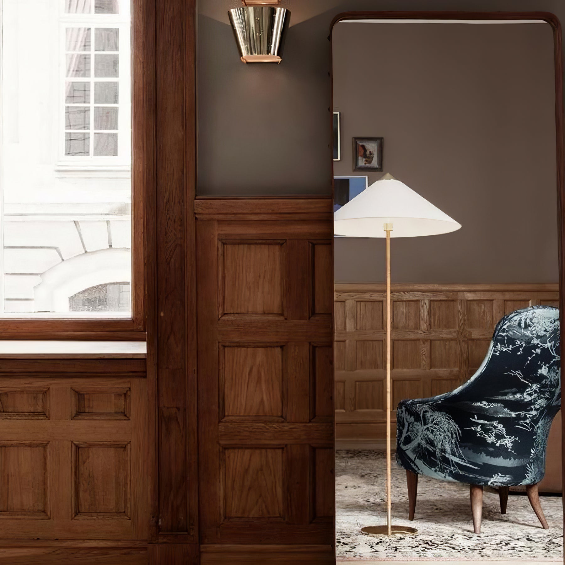 Modern Chinese Hat Floor Lamp - Stylish Rattan Shade for Living Room, Bedroom & Office Decor - Perfect for Cozy Ambiance and Reading Nook Lighting