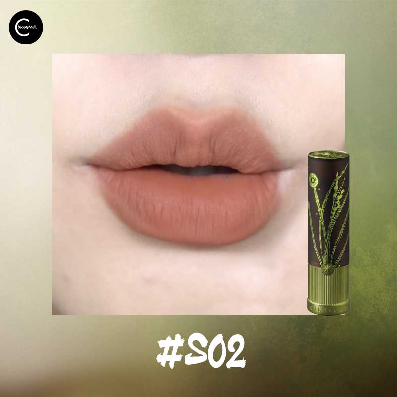 GIRLCULT Herbal Compendium Series Love Whisper Lipstick - Vegan & Moisturizing Matte Lip Color for Women, Long-Lasting & Non-Drying, Perfect for Date Night & Everyday Wear