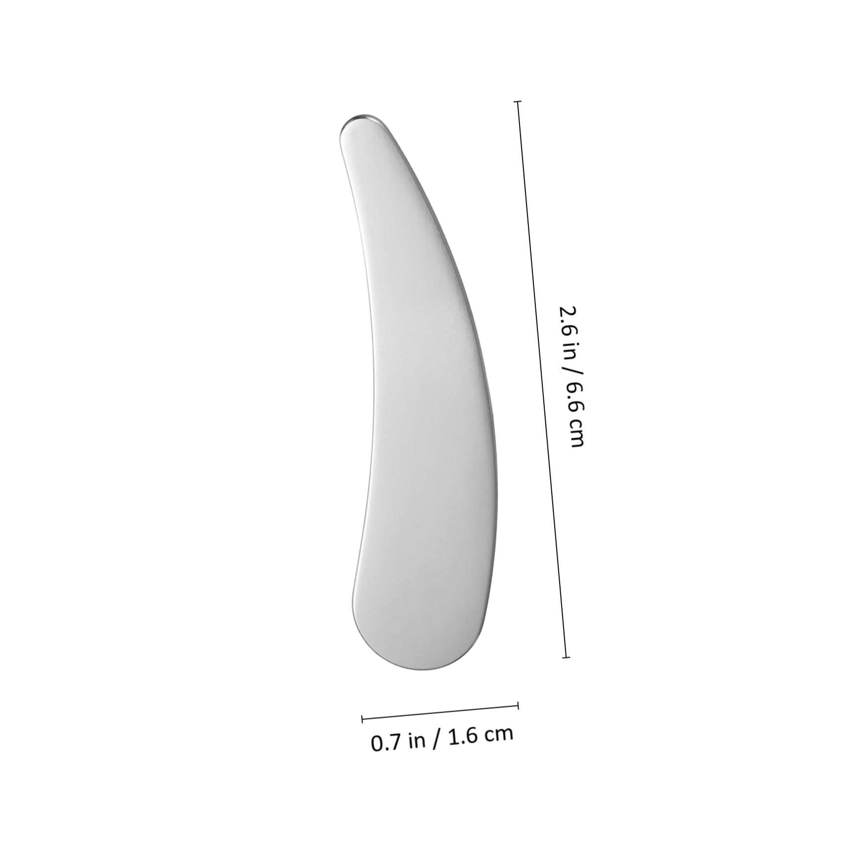 2-Pack Stainless Steel Mini Cosmetic Spatula for Lotion, Face Cream & Makeup - Small Skin Care Spoon for Diaper Cream, Facial Masks & Stirring - Perfect for Travel & Home Beauty Routine