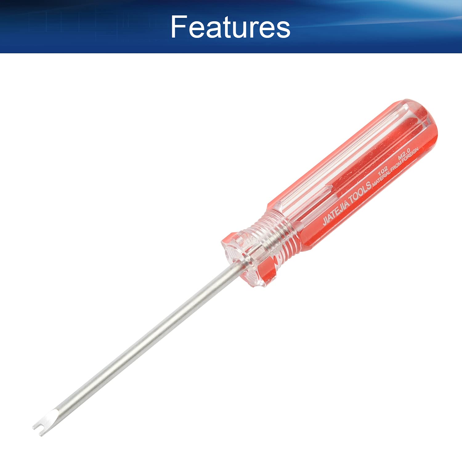 Auniwaig Magnetic Spanner Screwdriver Set - U Tip Precision Screwdriver with Non-Slip Handle (2mm/0.08