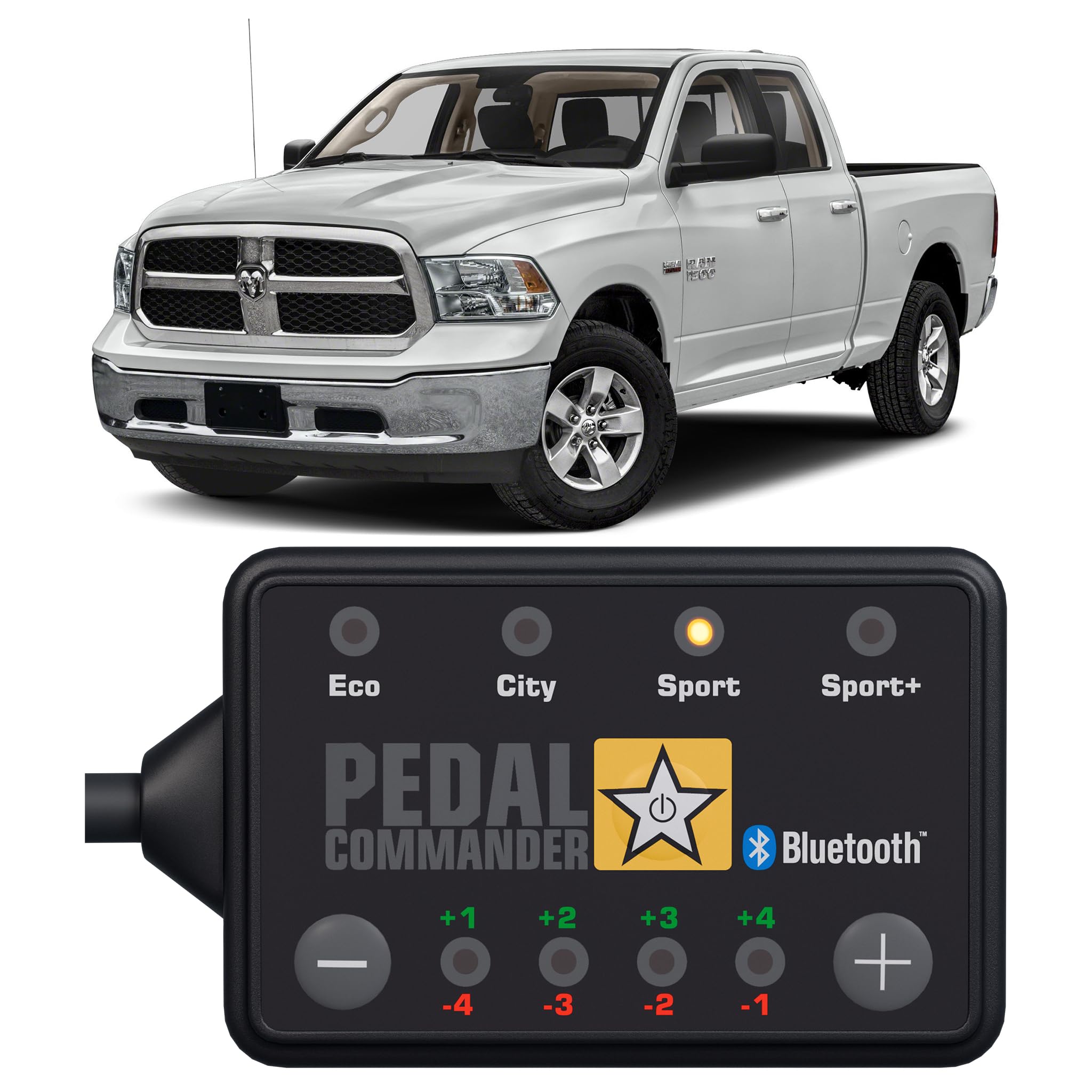 **PEDAL COMMANDER Throttle Response Controller for Ram 1500 Classic 2019-2024 - Fits 4th Gen, Express, Tradesman, Warlock (3.0L, 3.6L, 5.7L) - Enhance Acceleration & Performance for Off-Roading & Towing**