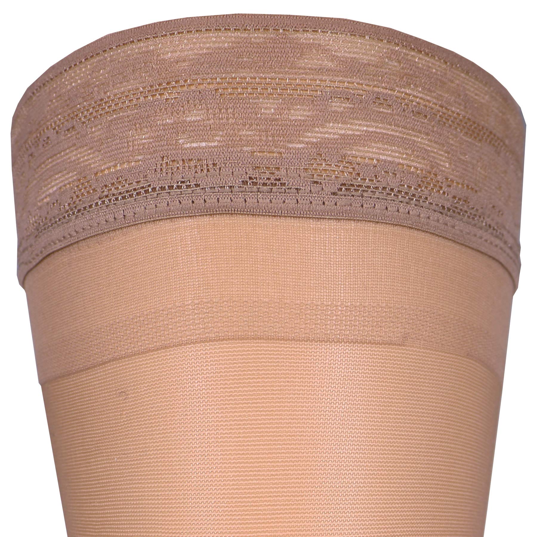 Truform Sheer Compression Stockings 8-15 mmHg - Women's Thigh High Support Stockings 20 Denier Beige Medium - Perfect for Travel, Work & Varicose Vein Relief