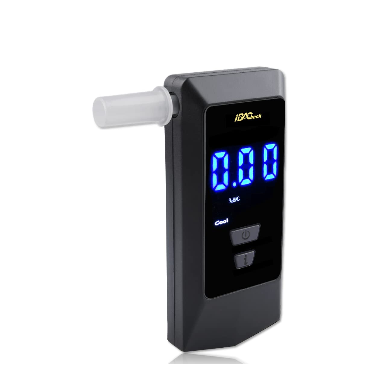 Professional Breathalyzer with Auto Flow Detection & Self-Cleaning - 10 Test Memory, LED Backlit Display for Night Use - Perfect for Personal Alcohol Testing, Workplace Safety & Law Enforcement Scenarios