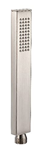Gerber Plumbing Rectangular Hand Shower - Adjustable Wall Mount Showerhead with 6 Spray Modes for Bathroom, Spa & Relaxation - Perfect for Home, Hotel & Gym Use