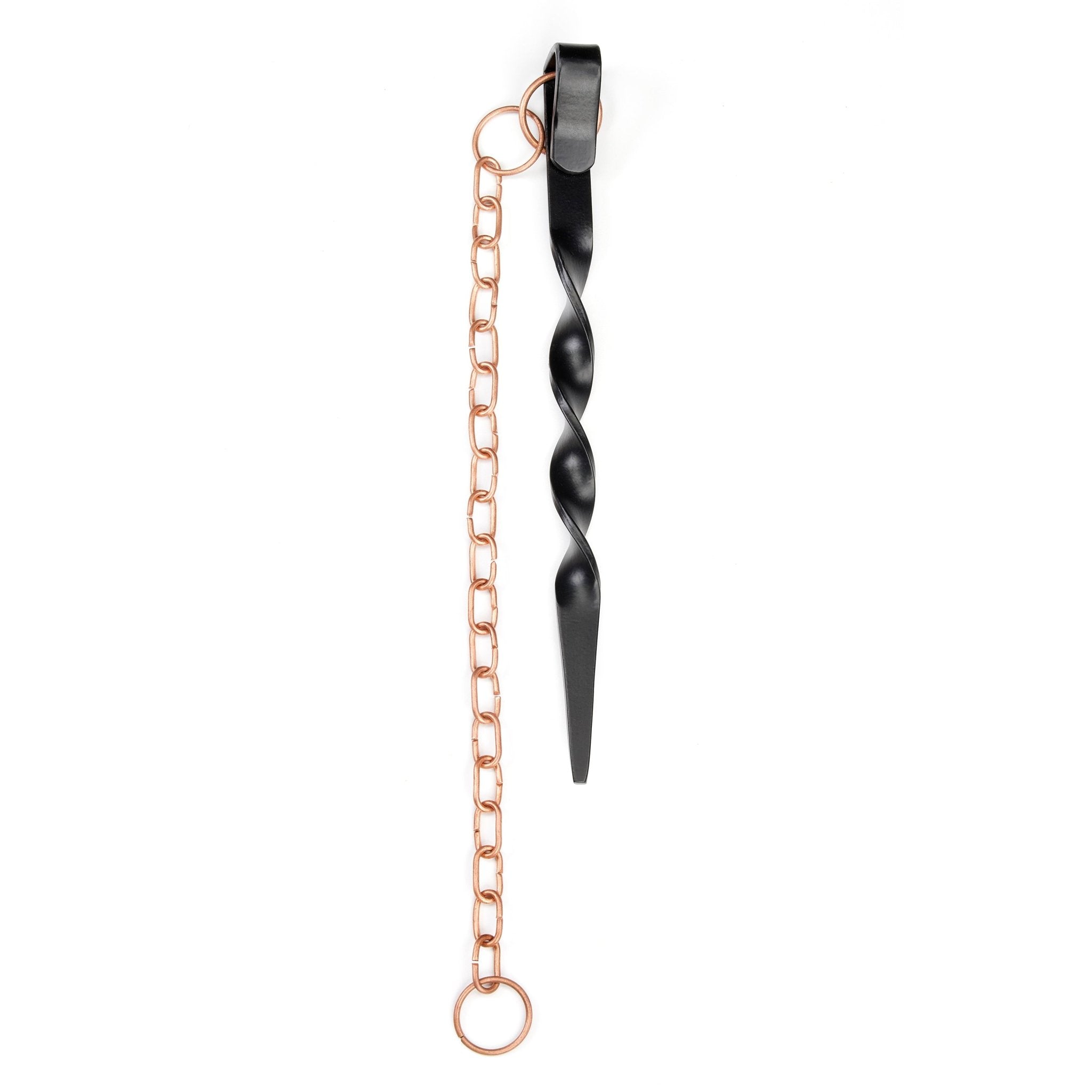 Decorative Rain Chain Anchor - Heavy Duty Metal Gutter Downspout Diverter for Outdoor Garden & Patio Drainage | Perfect for Home, Yard, and Landscape Water Management