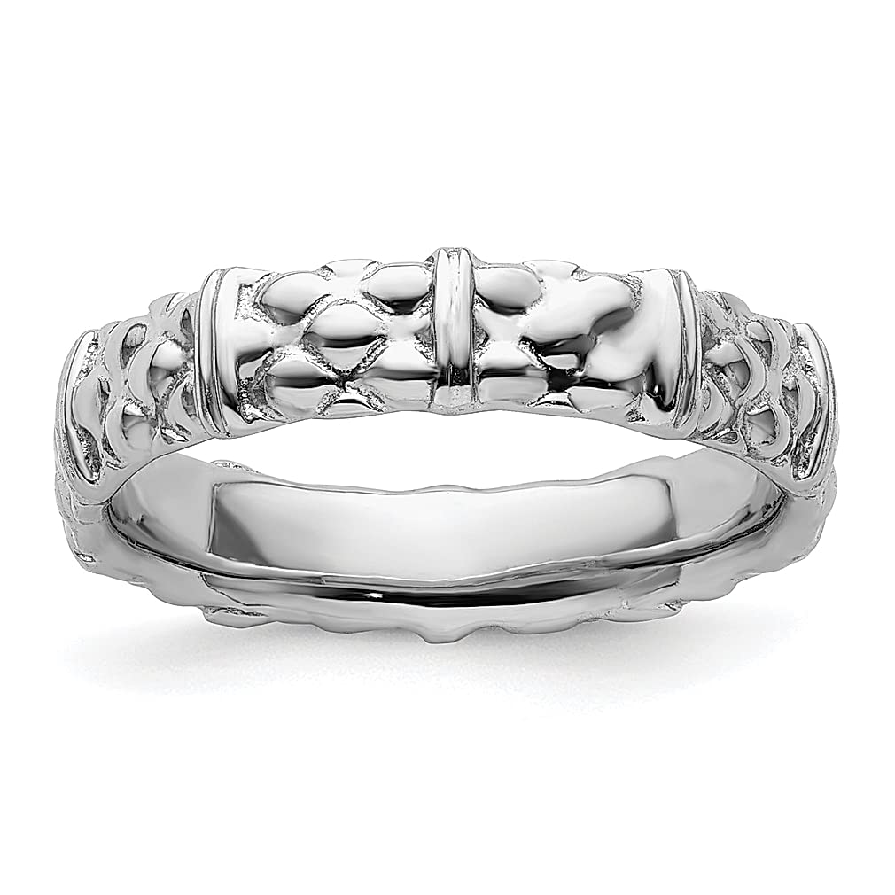 925 Sterling Silver Stackable Band Ring for Women - Elegant Fine Jewelry Gift for Her - Perfect for Everyday Wear, Stacking & Special Occasions
