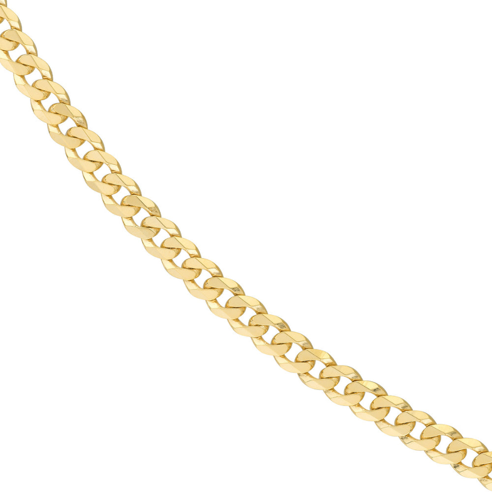 14K Gold Cuban Link Chain Necklace for Men & Women - 22