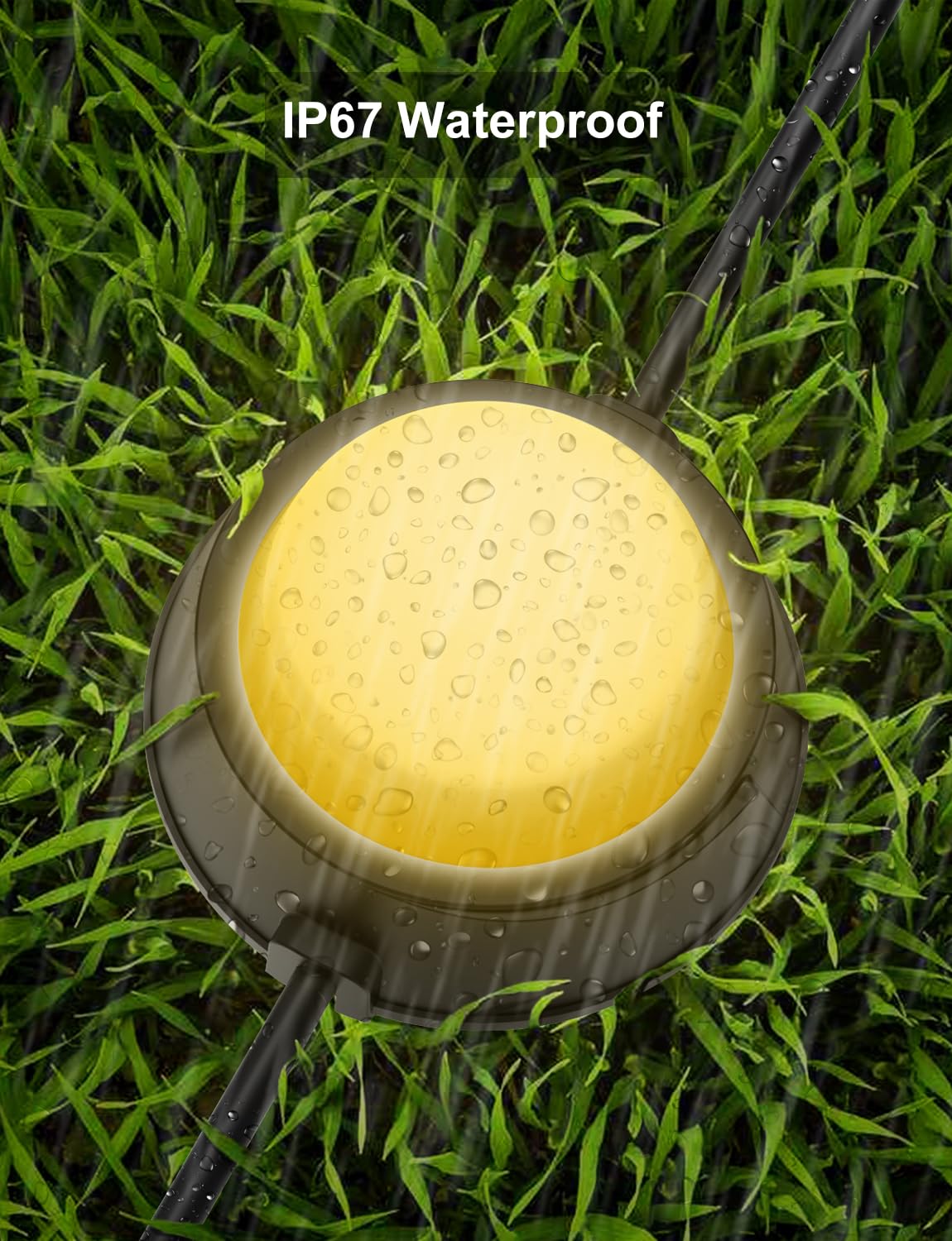 26 Pack Outdoor Ground Lights - 59FT Smart RGBICW Pathway Lighting with Alexa & App Control, IP67 Waterproof Landscape Lights for Garden, Yard, Patio, Lawn Decor | Perfect for Evening Walkways, Backyard Parties & Holiday Decorations