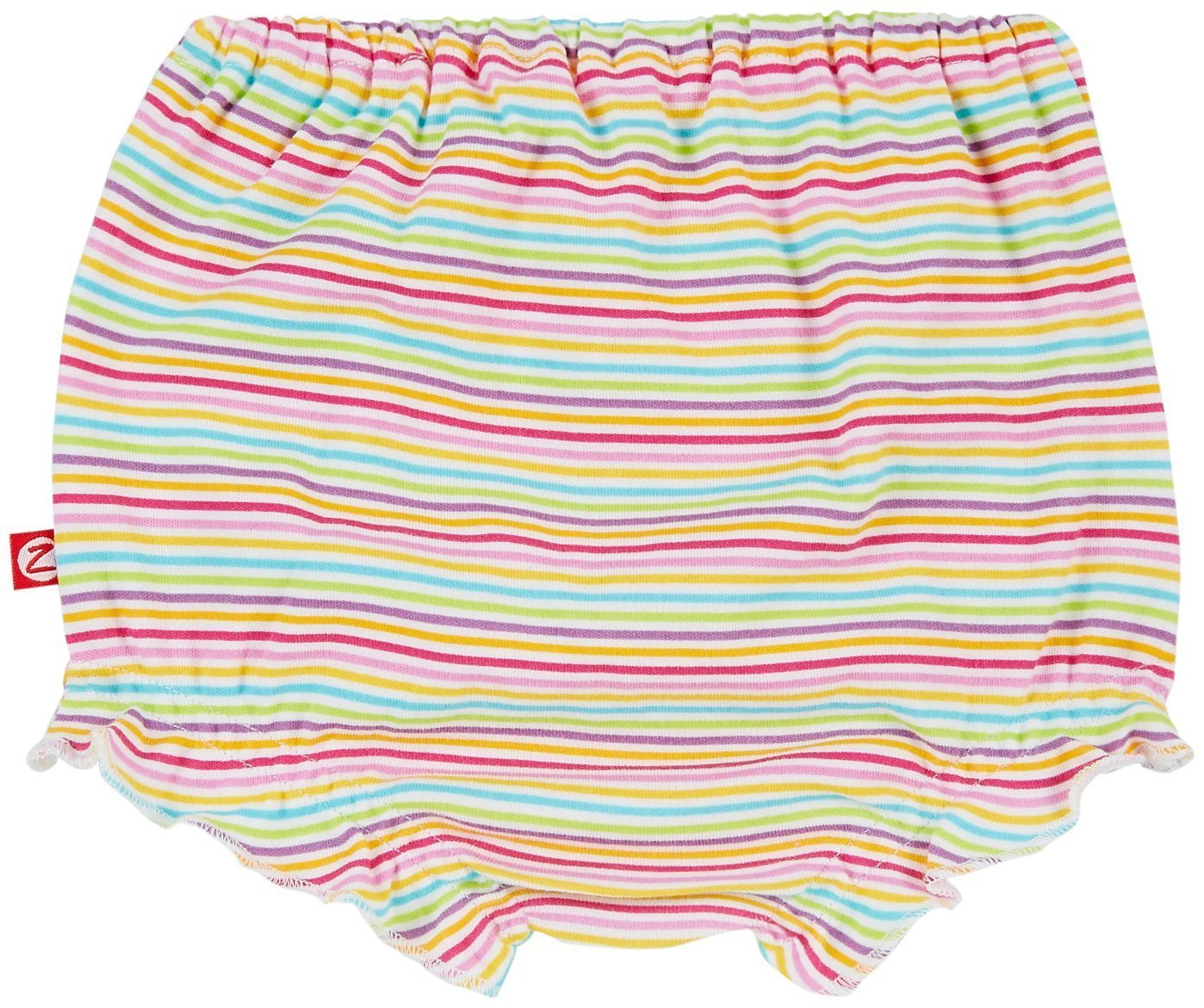 Zutano Baby Girls' Rainbow Candy Stripe Bloomer - Soft Cotton Underwear for Infants & Toddlers - Perfect for Playtime, Daycare & Photo Shoots
