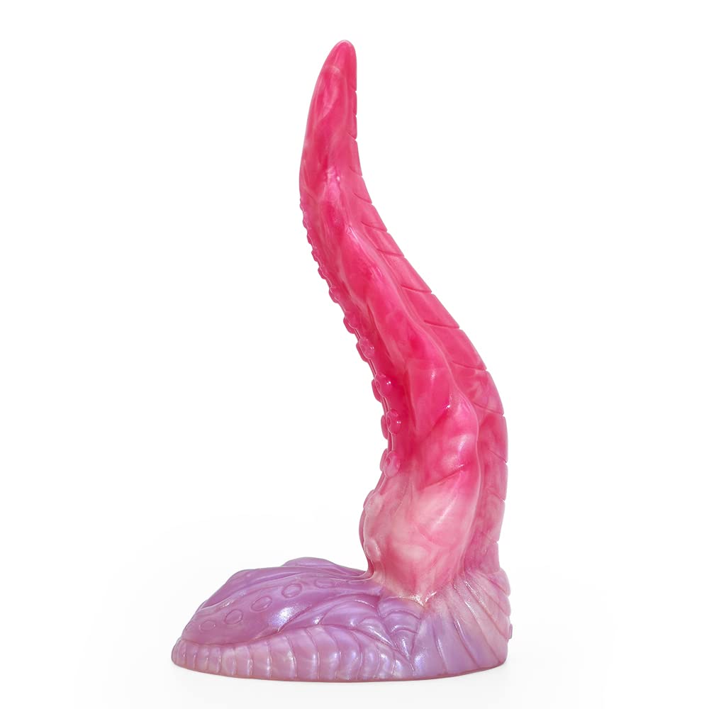 BeHorny Liquid Silicone Octopus Tentacle Dildo with Strong Suction Cup - Realistic Fantasy Sex Toy for Women & Couples - Perfect for Solo Play, BDSM, and Roleplay Scenes