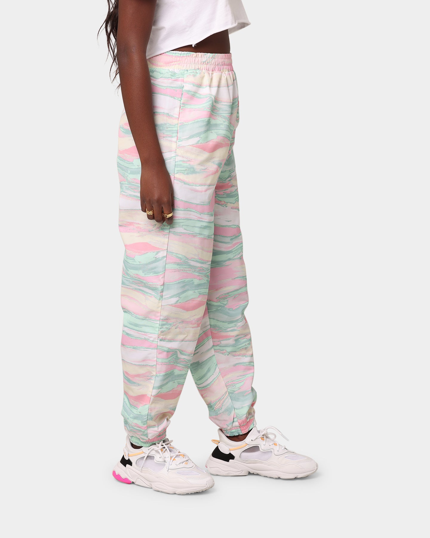 Adidas Women's R.Y.V Running Pants - Marble Print Athletic Joggers for Workouts & Casual Wear | Gym, Yoga & Street Style