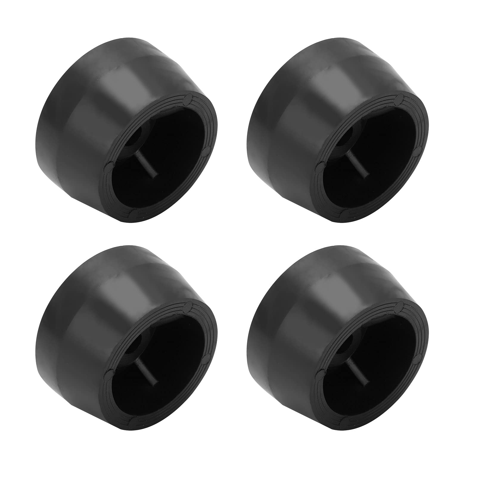 Garosa 4Pcs Black Anti-Vibration Rubber Feet Pads - Replacement Compressor Feet for 1P 2.5P 3P 4P 5P Air Compressors & Generators - Reduce Noise & Vibration in Workshops, Garages & Job Sites