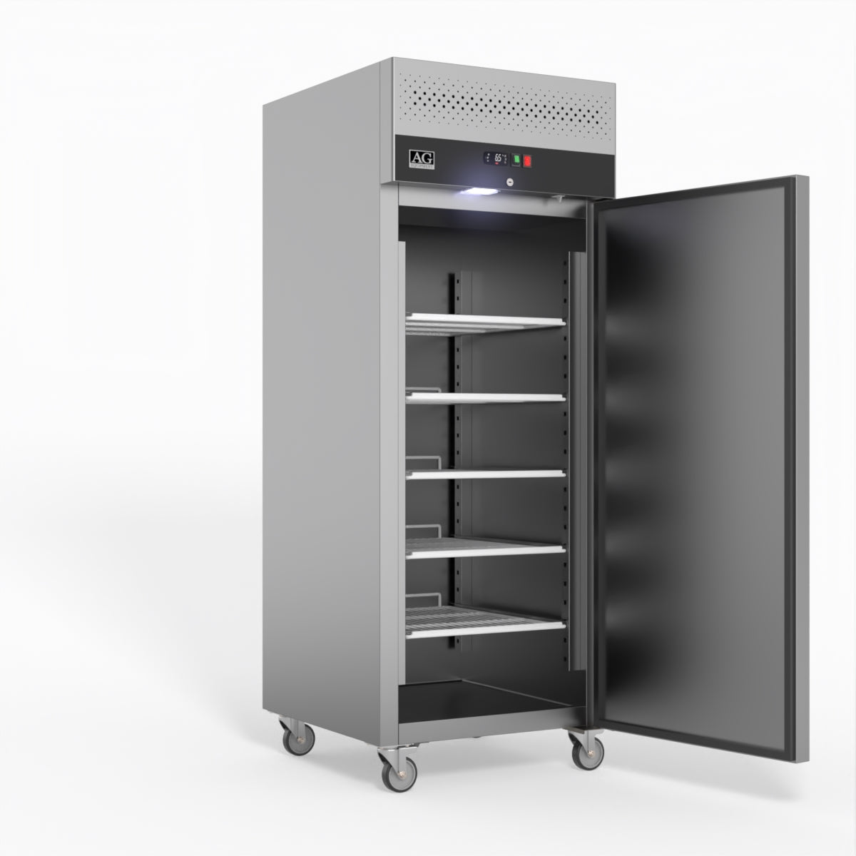 AG 650 Litre Upright Stainless Steel Door Freezer GNX650BT - Commercial Grade Deep Freezer for Restaurants, Grocery Stores & Bulk Food Storage