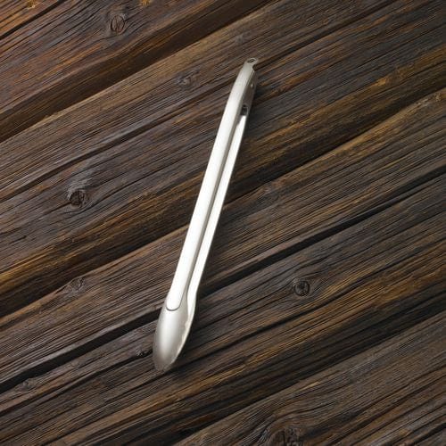 Premium Rosle Stainless Steel BBQ Tongs - 12 Inch Heat-Resistant Grilling Tongs for Outdoor Cooking, Camping & Backyard Barbecues