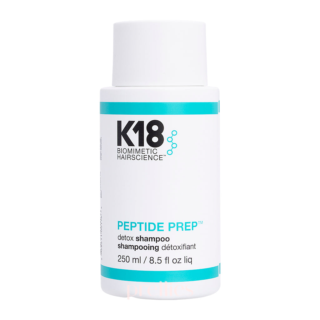 K18 PEPTIDE PREP Detox Shampoo 250ml - Sulfate-Free Clarifying Shampoo for Damaged Hair Repair & Scalp Detox - Perfect for Color-Treated & Chemically Processed Hair
