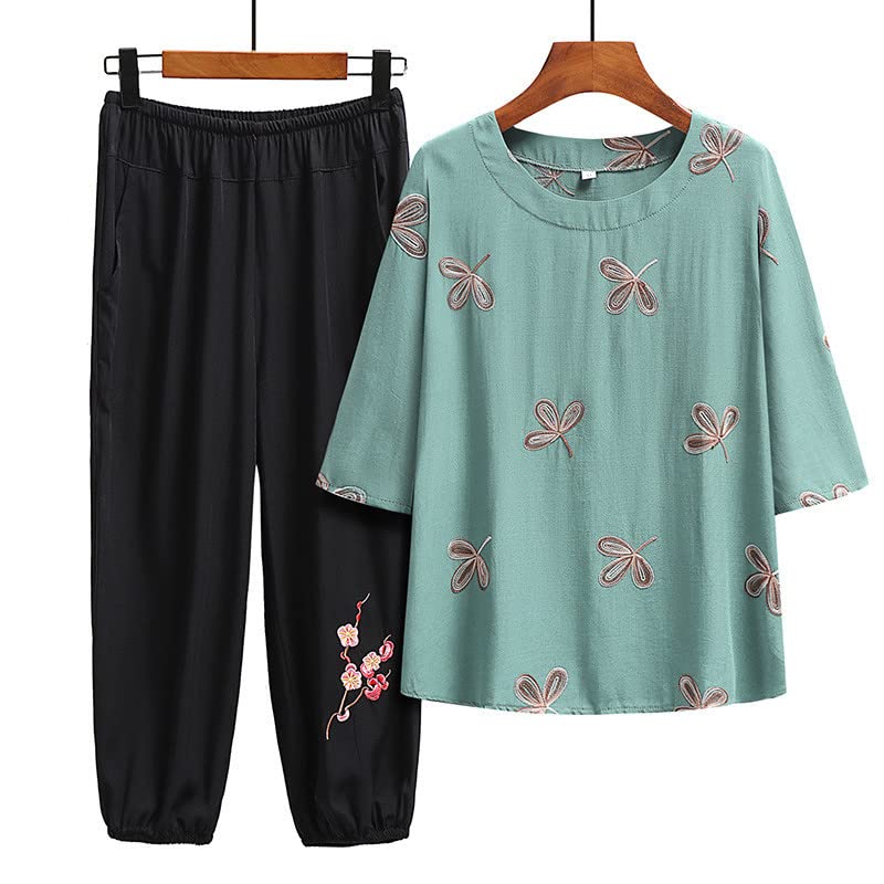2024 Plus Size Women's 2-Piece Sweater Set & Palazzo Pants Lounge Outfit - Soft Comfortable Wide Leg Pajama Set for Casual Wear, Home Relaxation & Winter Loungewear